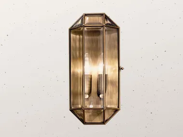 RILEGATO 401.00.80 - Brass and glass wall light by Il Fanale - view 2